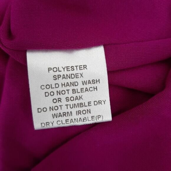 FORCAST \ One Shoulder Empire Waist Maxi Dress Pink Sz 10 Flawed - Picture 15 of 15